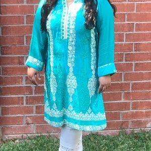 Agha noor silk kurti